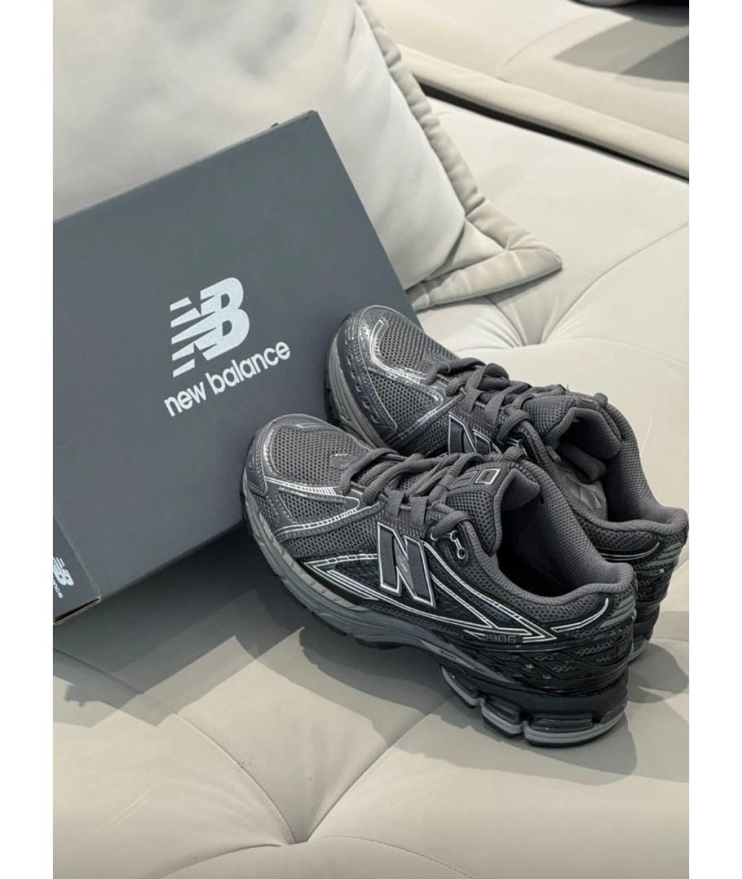 NEW BALANCE Антрацитовые низкие кроссовки / кеды, фото 6