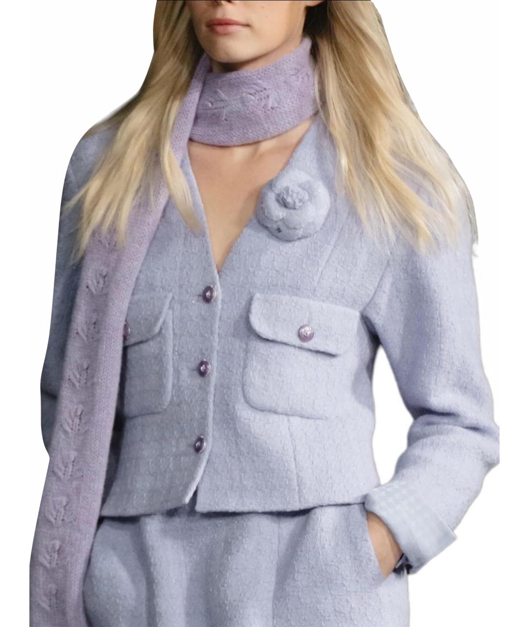 CHANEL Голубая хлопковая рубашка, фото 10
