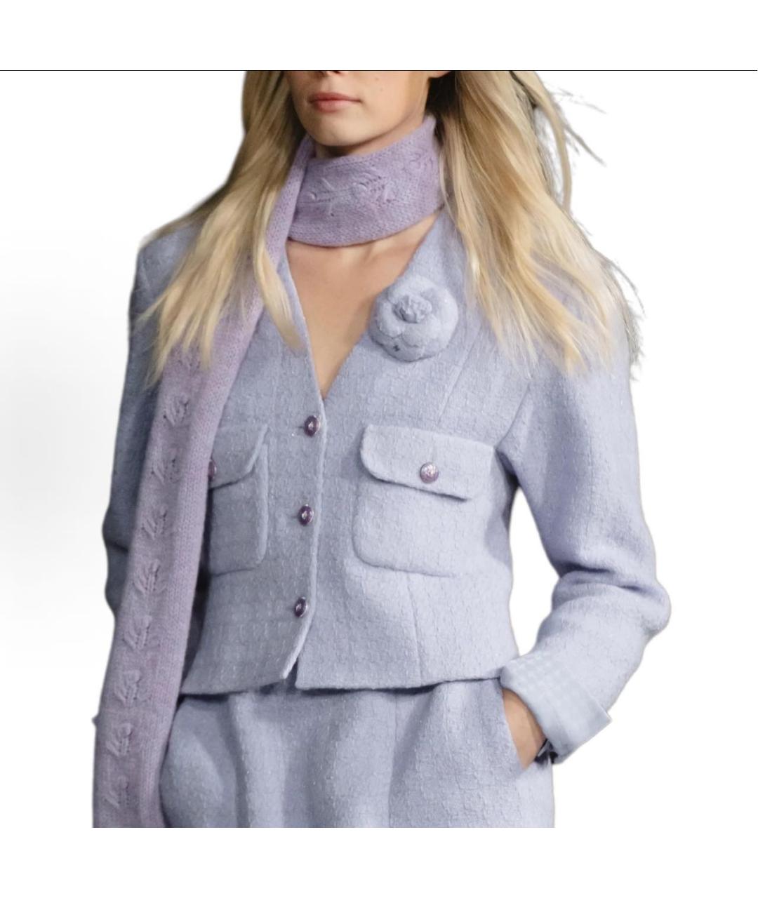 CHANEL Голубая хлопковая рубашка, фото 4