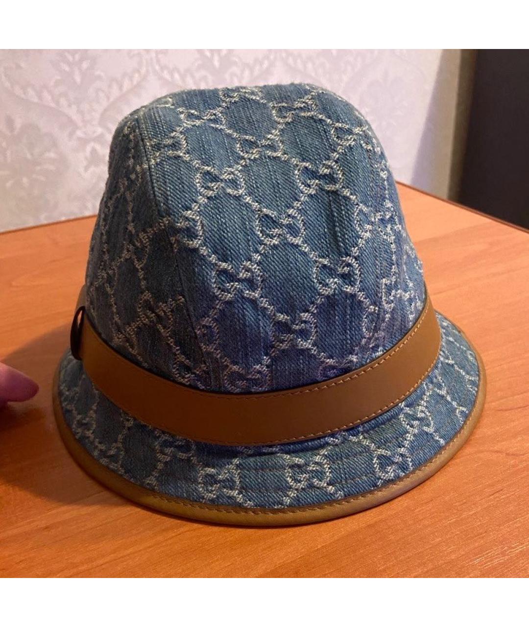 GUCCI Синяя панама, фото 6