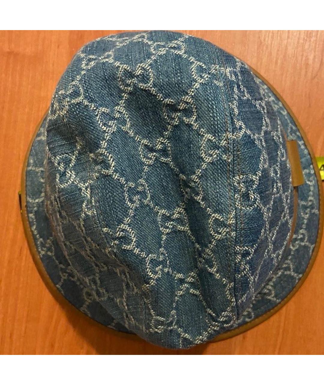 GUCCI Синяя панама, фото 7