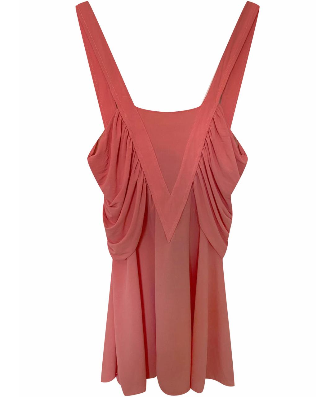 SPORTMAX Розовая вискозная блузы, фото 1
