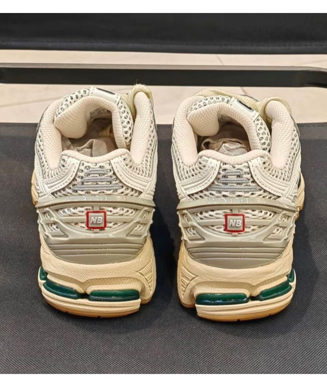 NEW BALANCE Белые синтетические низкие кроссовки / кеды, фото 7