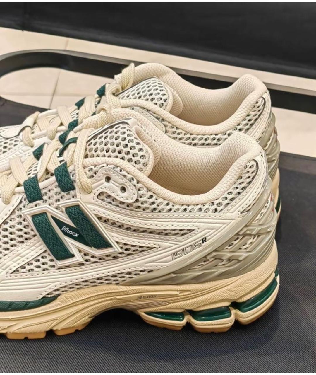 NEW BALANCE Белые синтетические низкие кроссовки / кеды, фото 6
