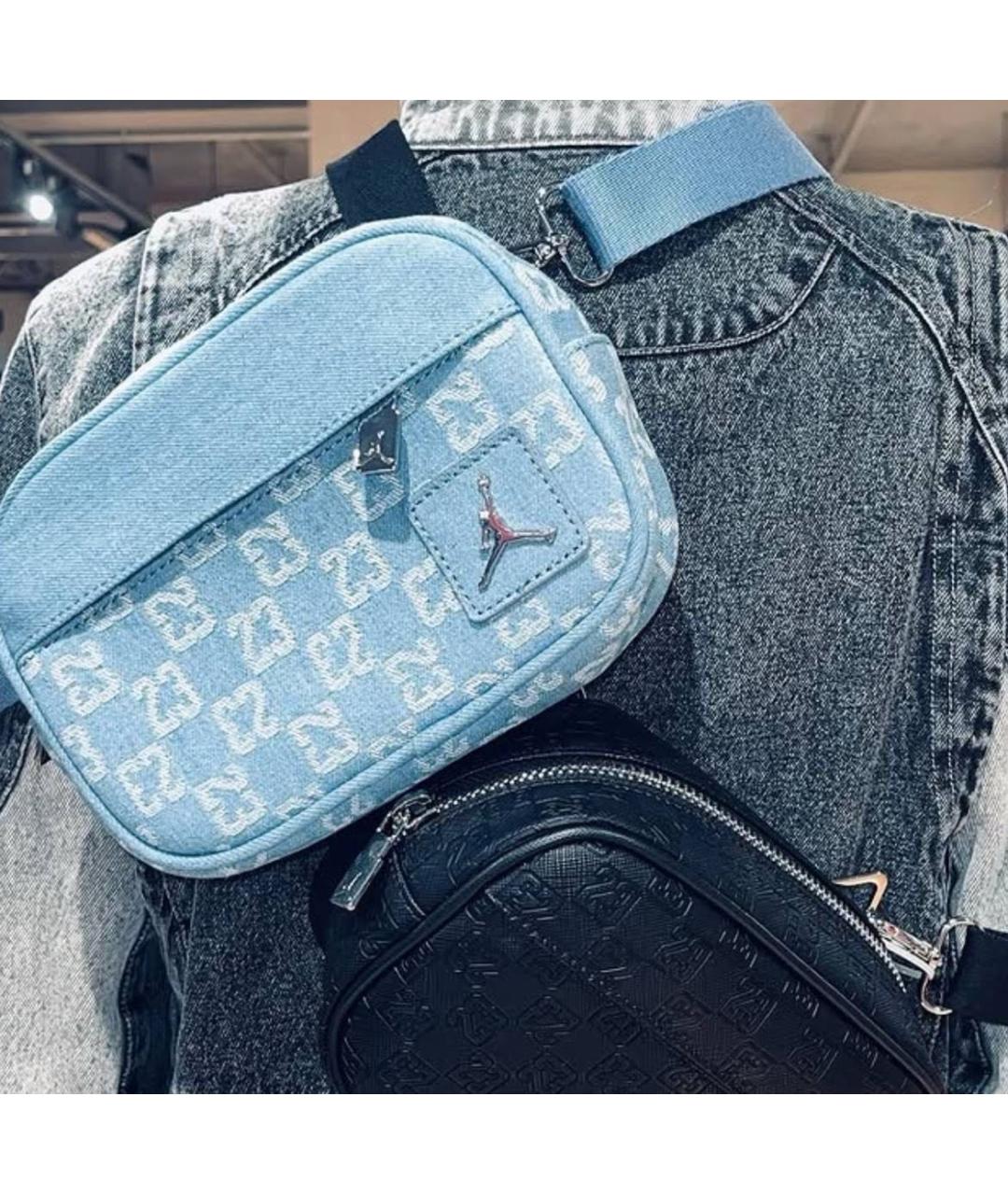 JORDAN Голубая сумка на плечо, фото 7