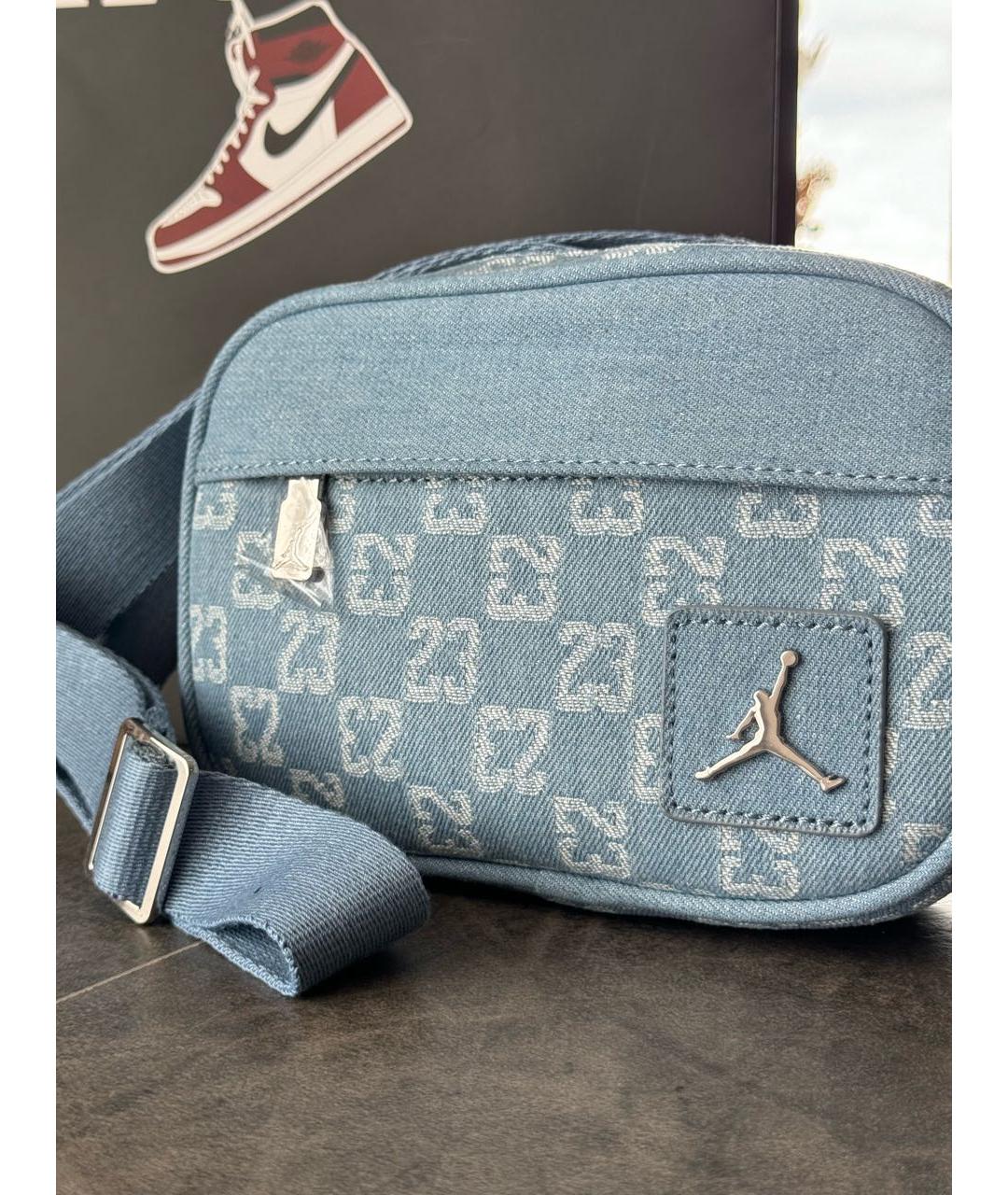 JORDAN Голубая сумка на плечо, фото 5