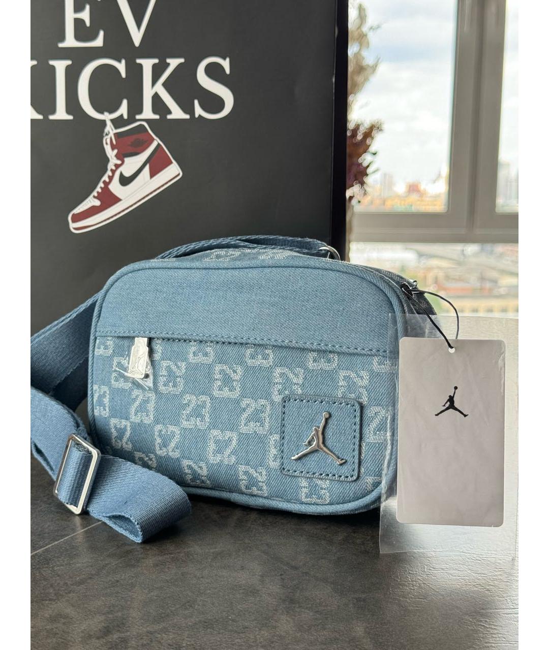 JORDAN Голубая сумка на плечо, фото 4