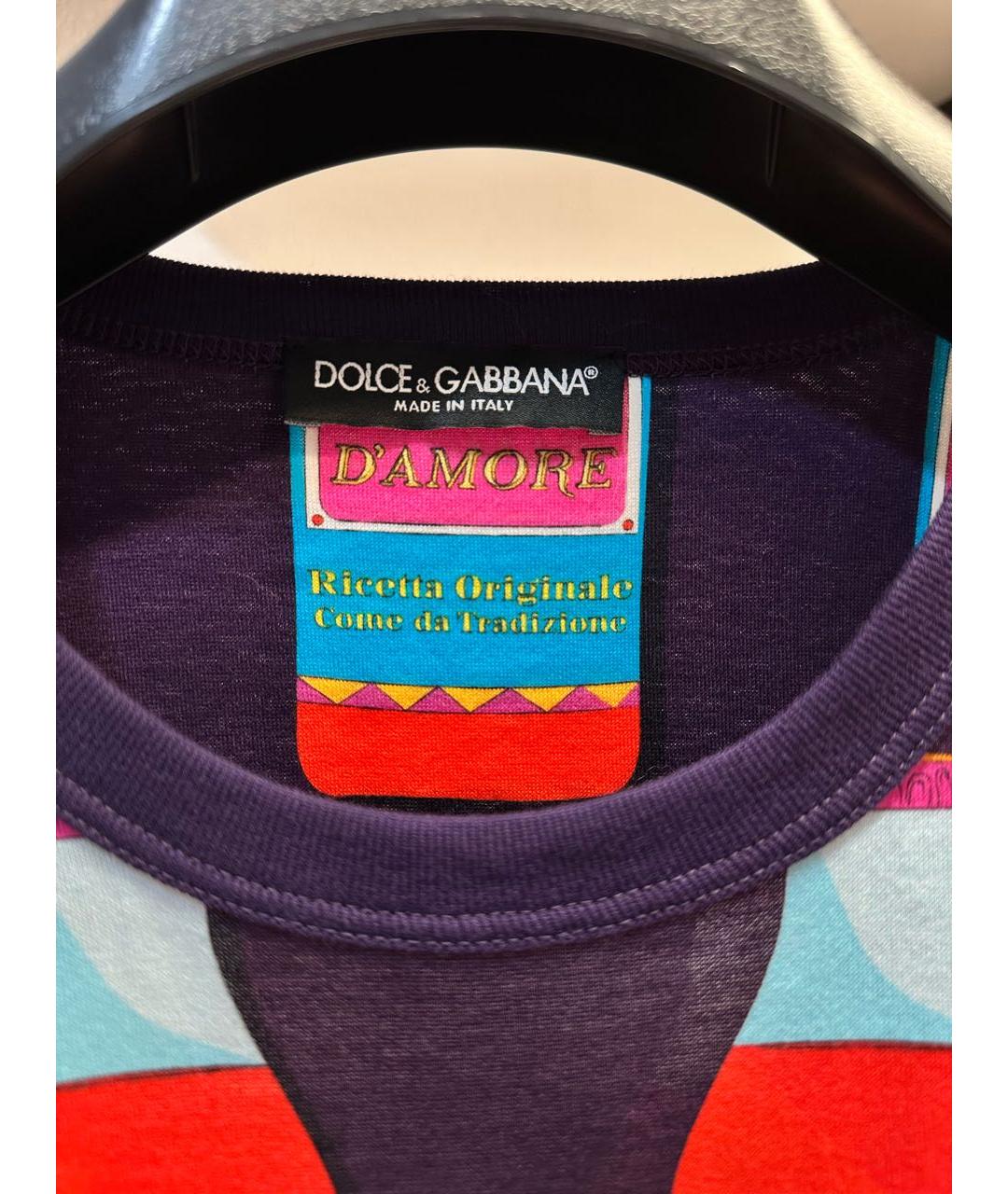 DOLCE&GABBANA Хлопковая футболка, фото 3