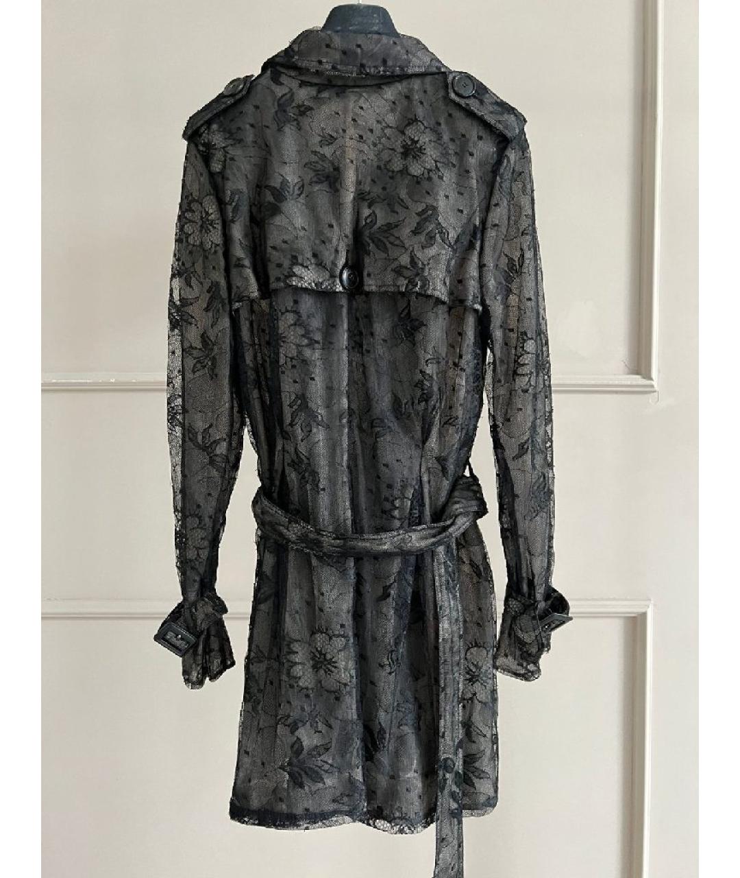 CHRISTIAN DIOR Хаки вискозное пальто, фото 2