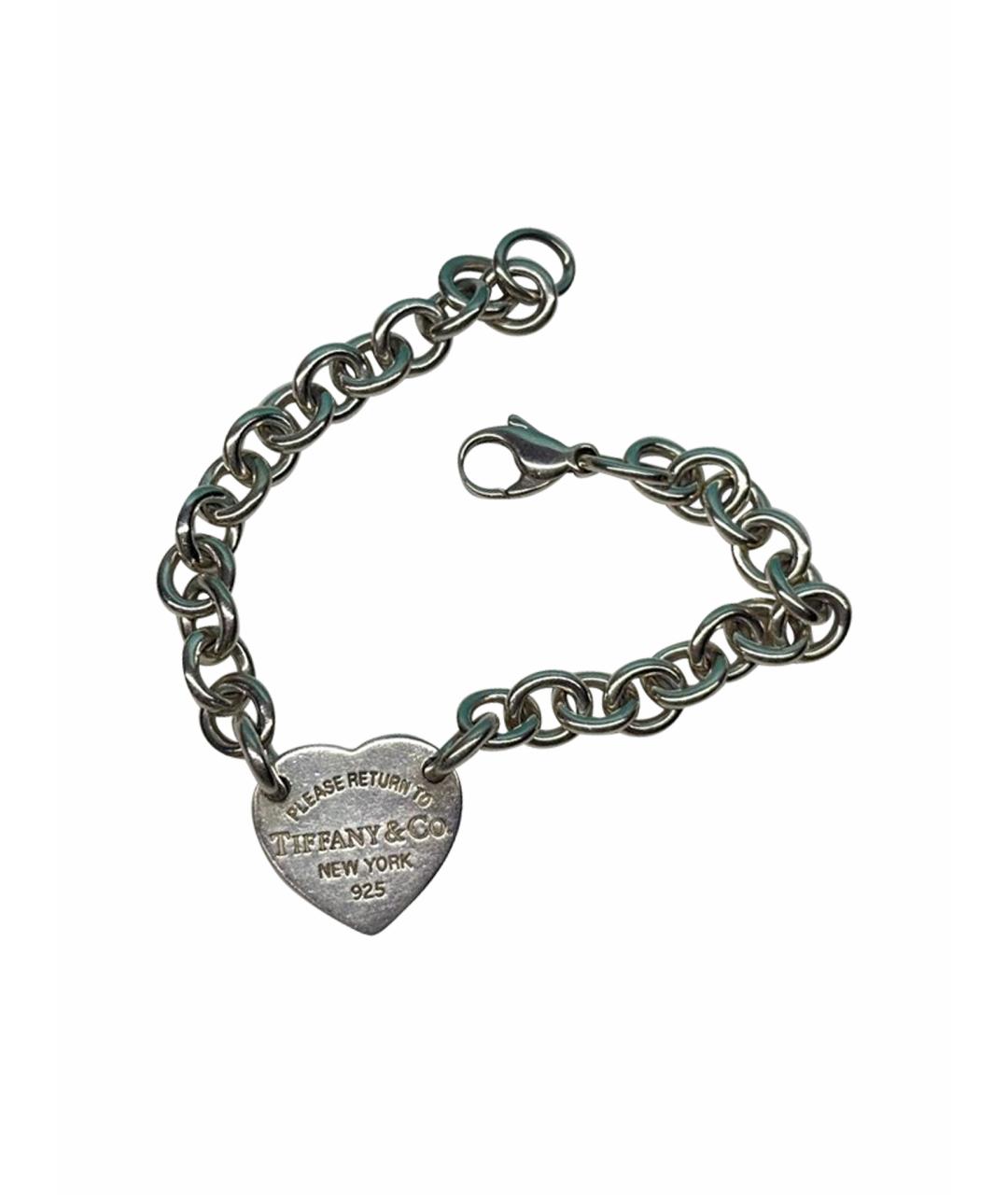 TIFFANY&CO Серебрянный серебряный браслет, фото 2