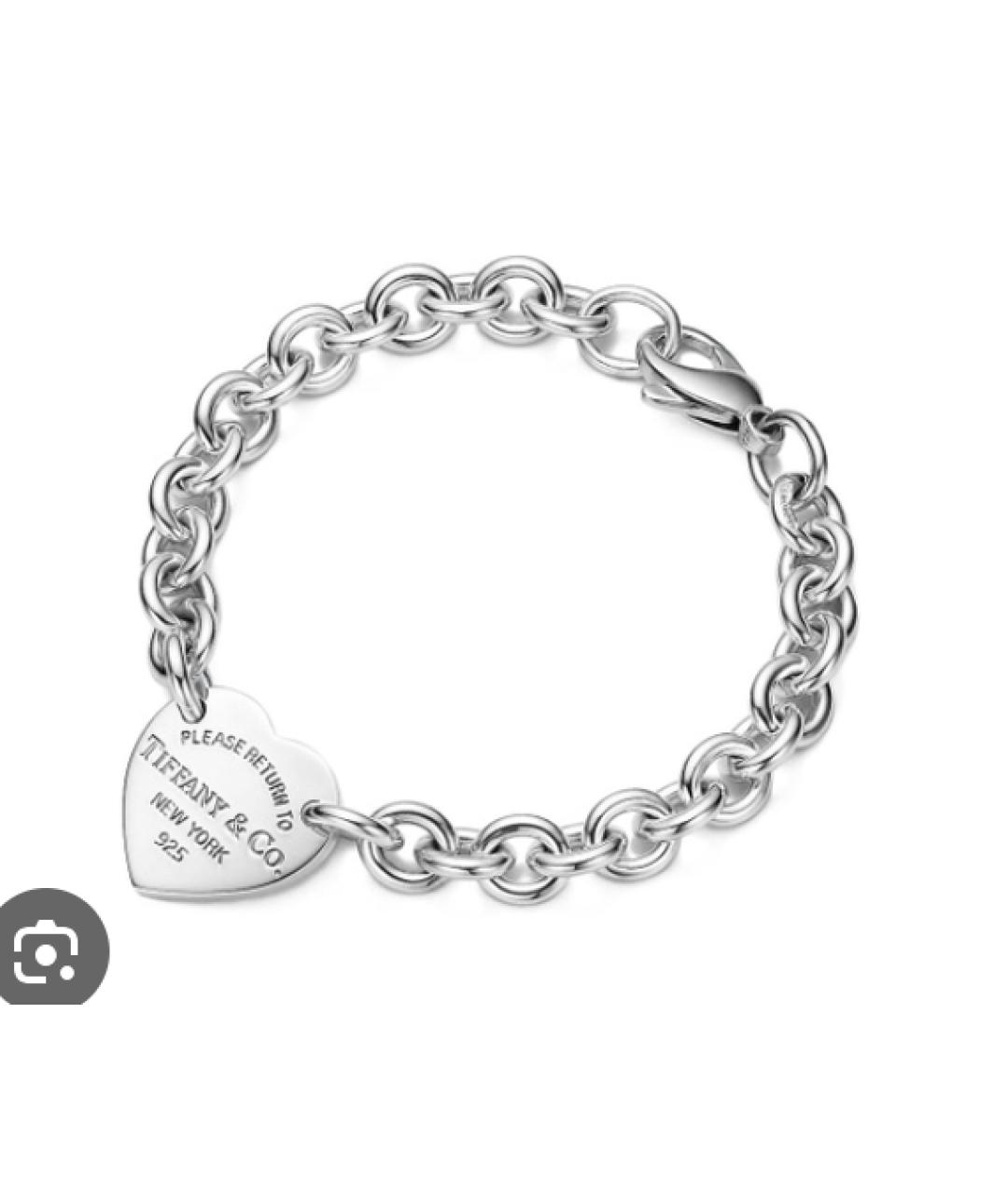 TIFFANY&CO Серебрянный серебряный браслет, фото 7