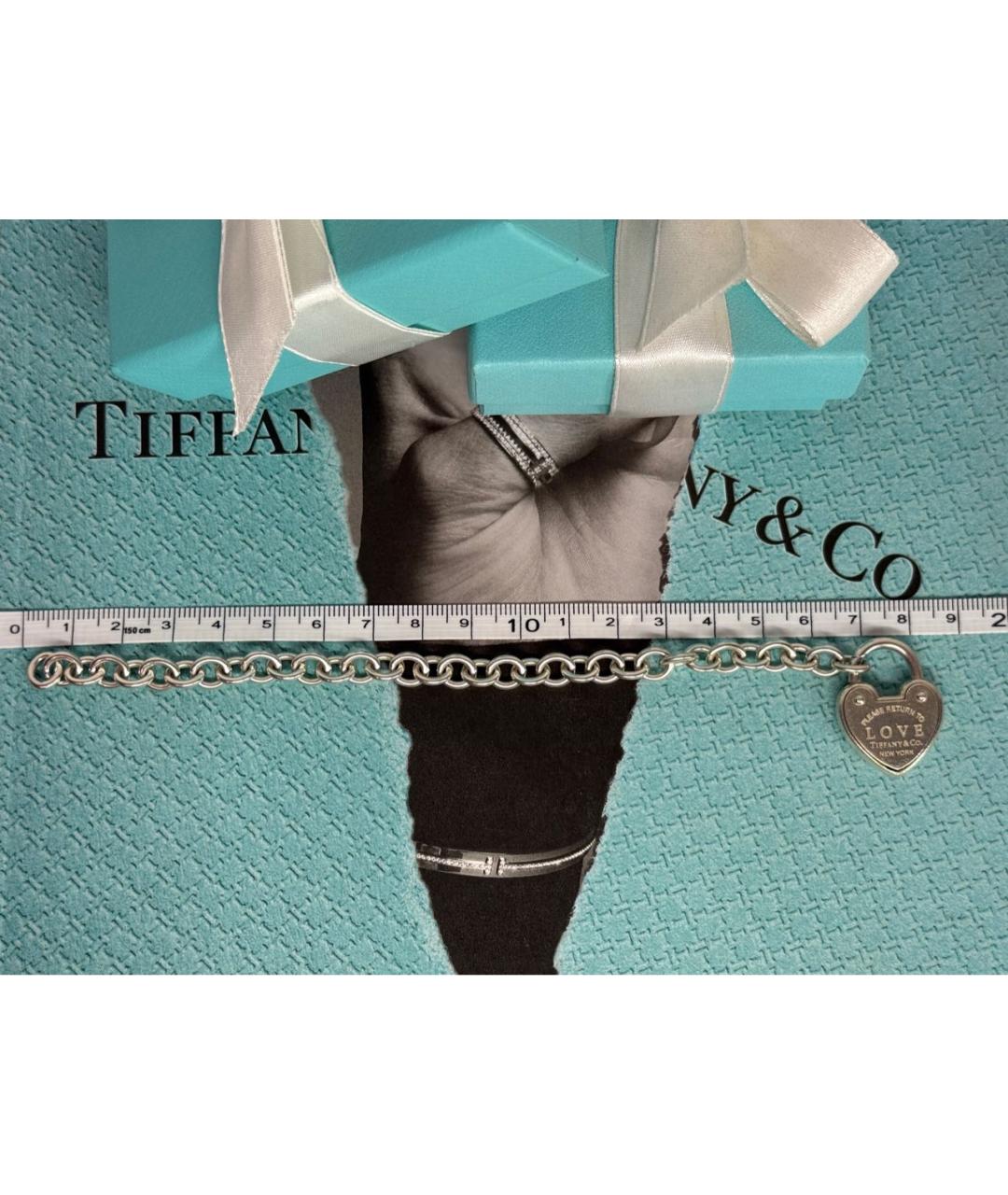 TIFFANY&CO Серебрянный серебряный браслет, фото 4