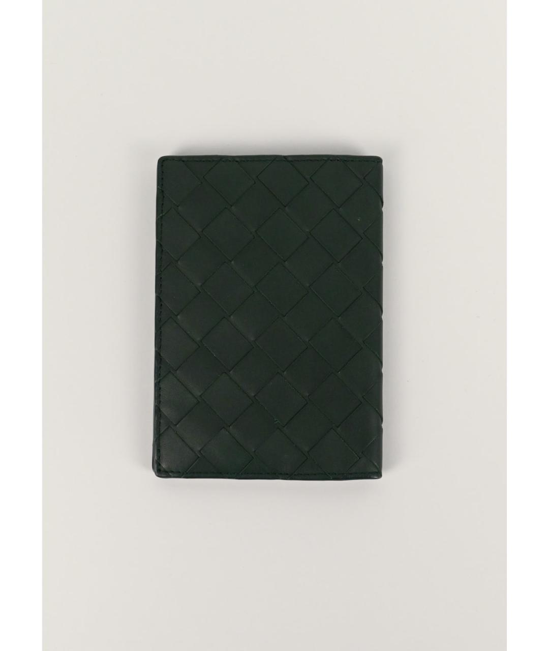 BOTTEGA VENETA Черный кожаный кардхолдер, фото 5