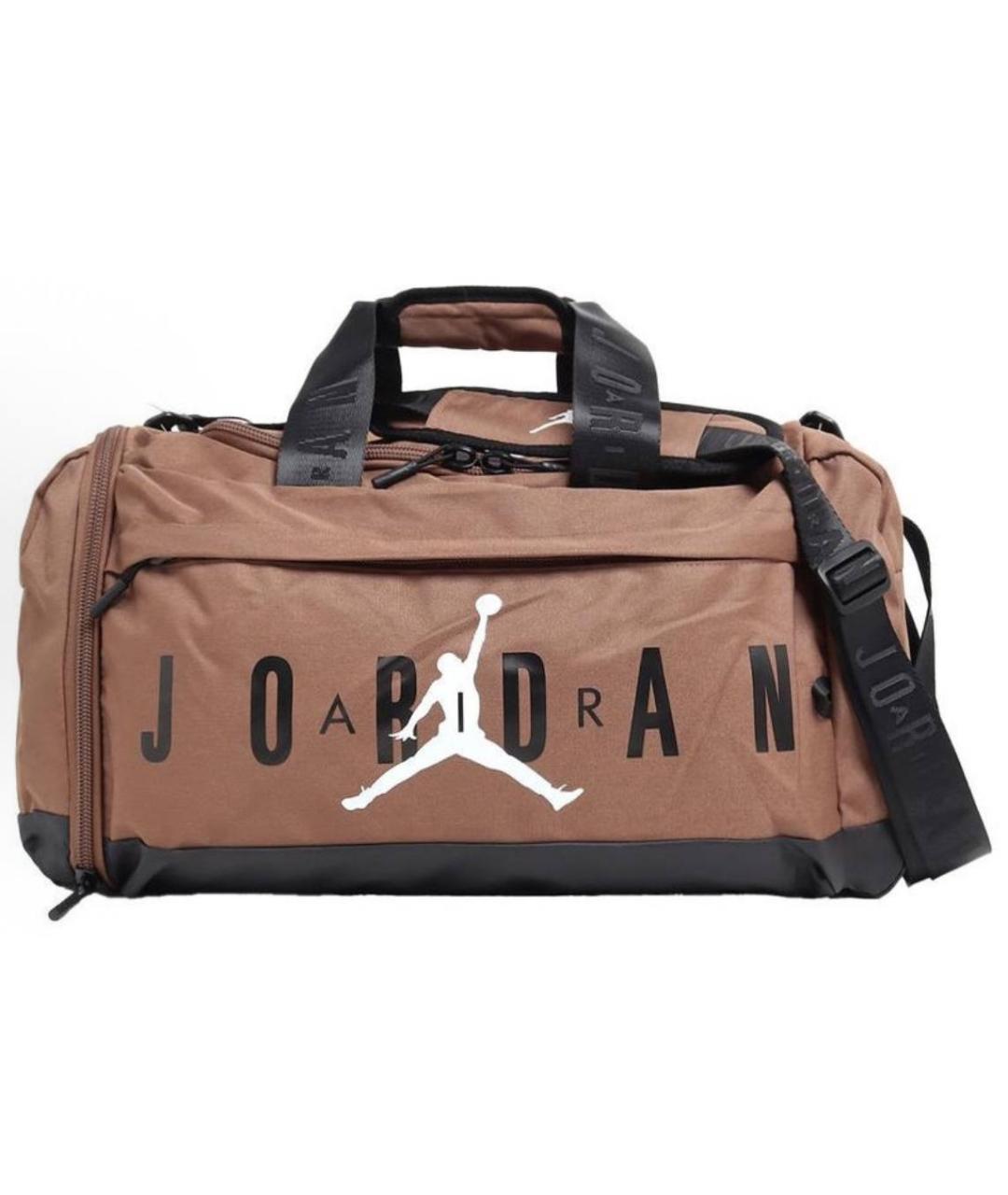 JORDAN Коричневая дорожная/спортивная сумка, фото 1