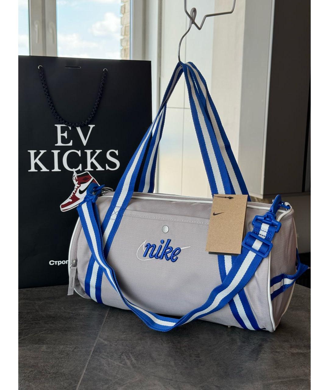 NIKE Серая дорожная/спортивная сумка, фото 2
