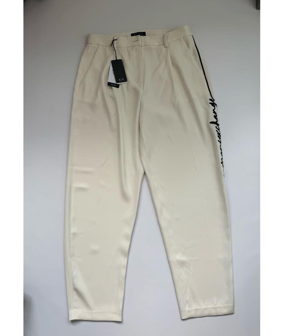 ARMANI EXCHANGE Белые прямые брюки, фото 8