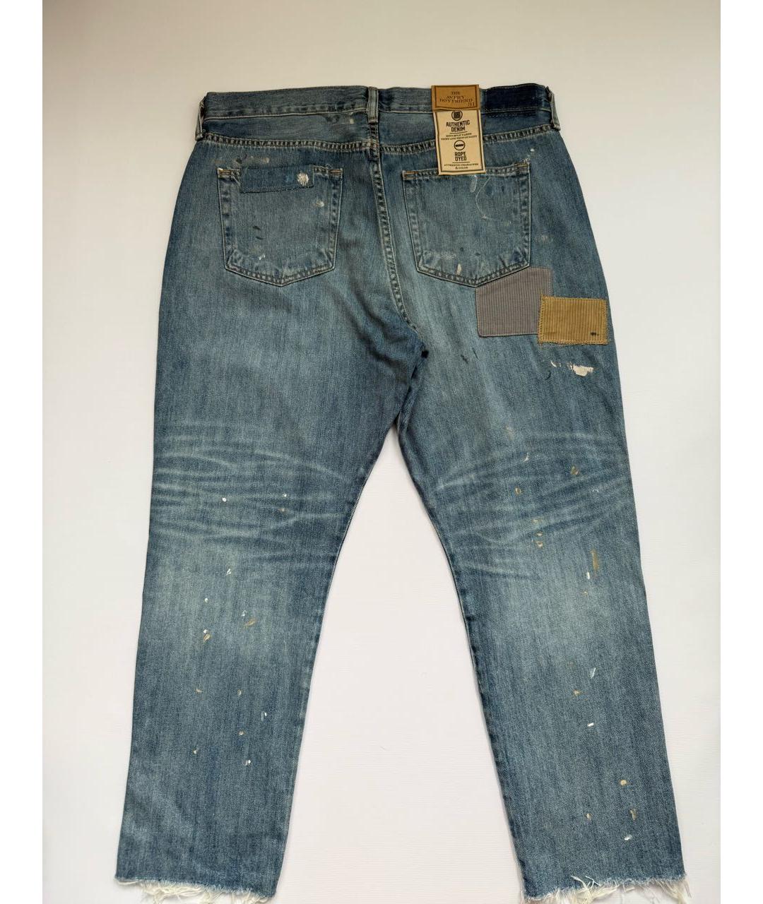 POLO RALPH LAUREN Мульти хлопковые прямые джинсы, фото 2