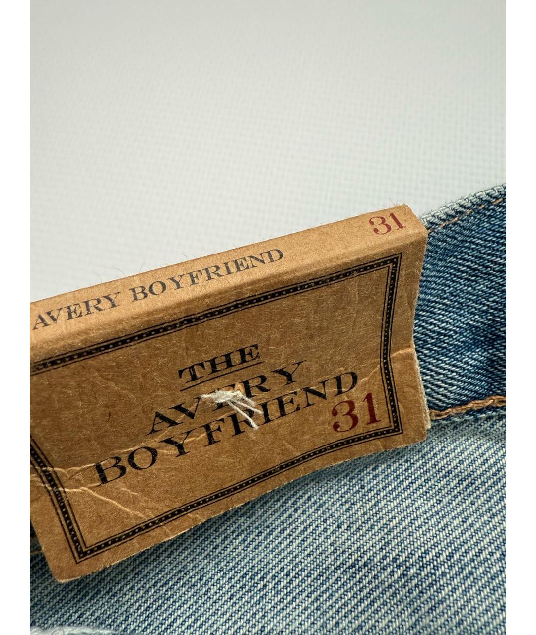 POLO RALPH LAUREN Мульти хлопковые прямые джинсы, фото 3