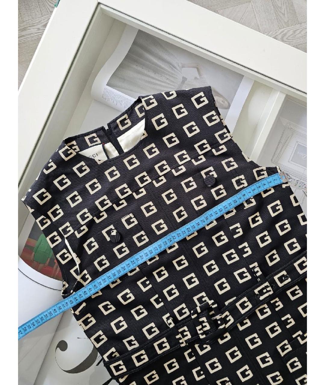 GUCCI Антрацитовый хлопковый костюм с брюками, фото 7