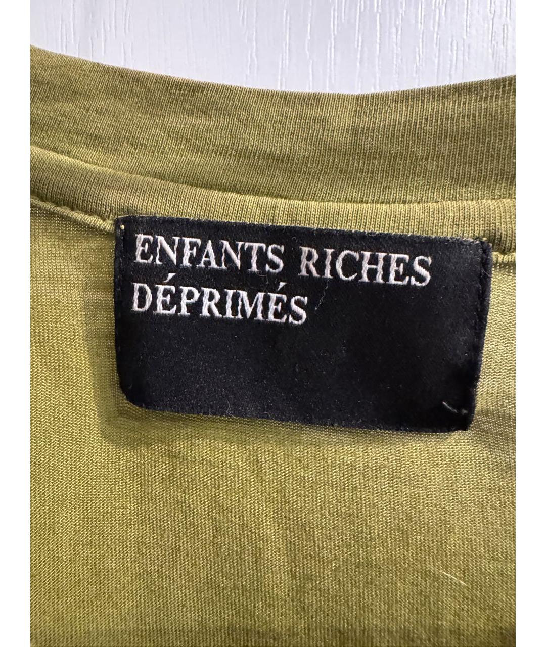 Enfants Riches Déprimés Зеленая хлопковая футболка, фото 2