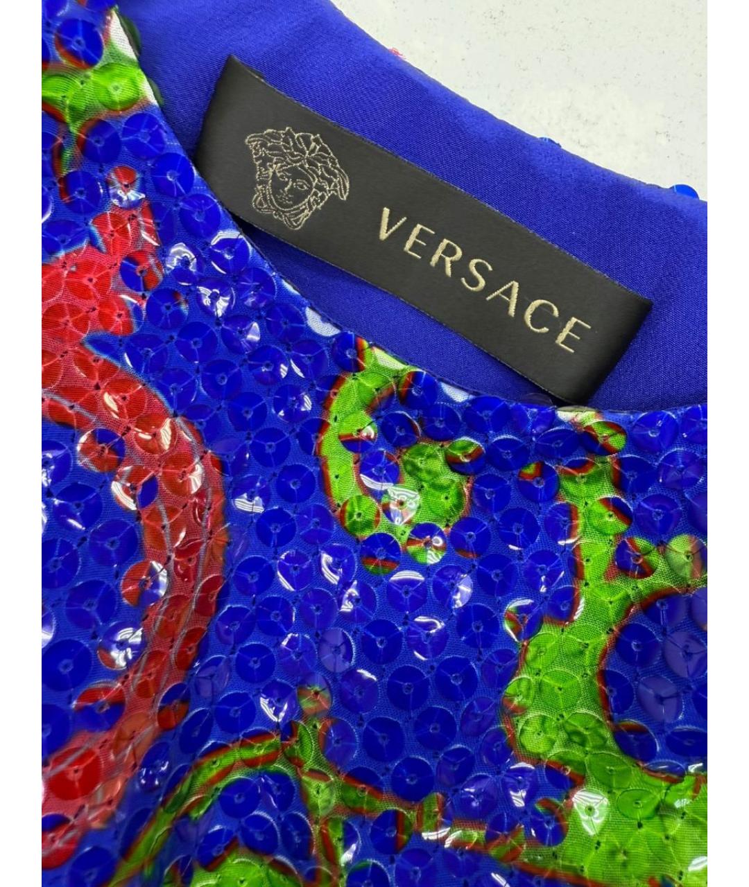 VERSACE Шелковое платье, фото 2