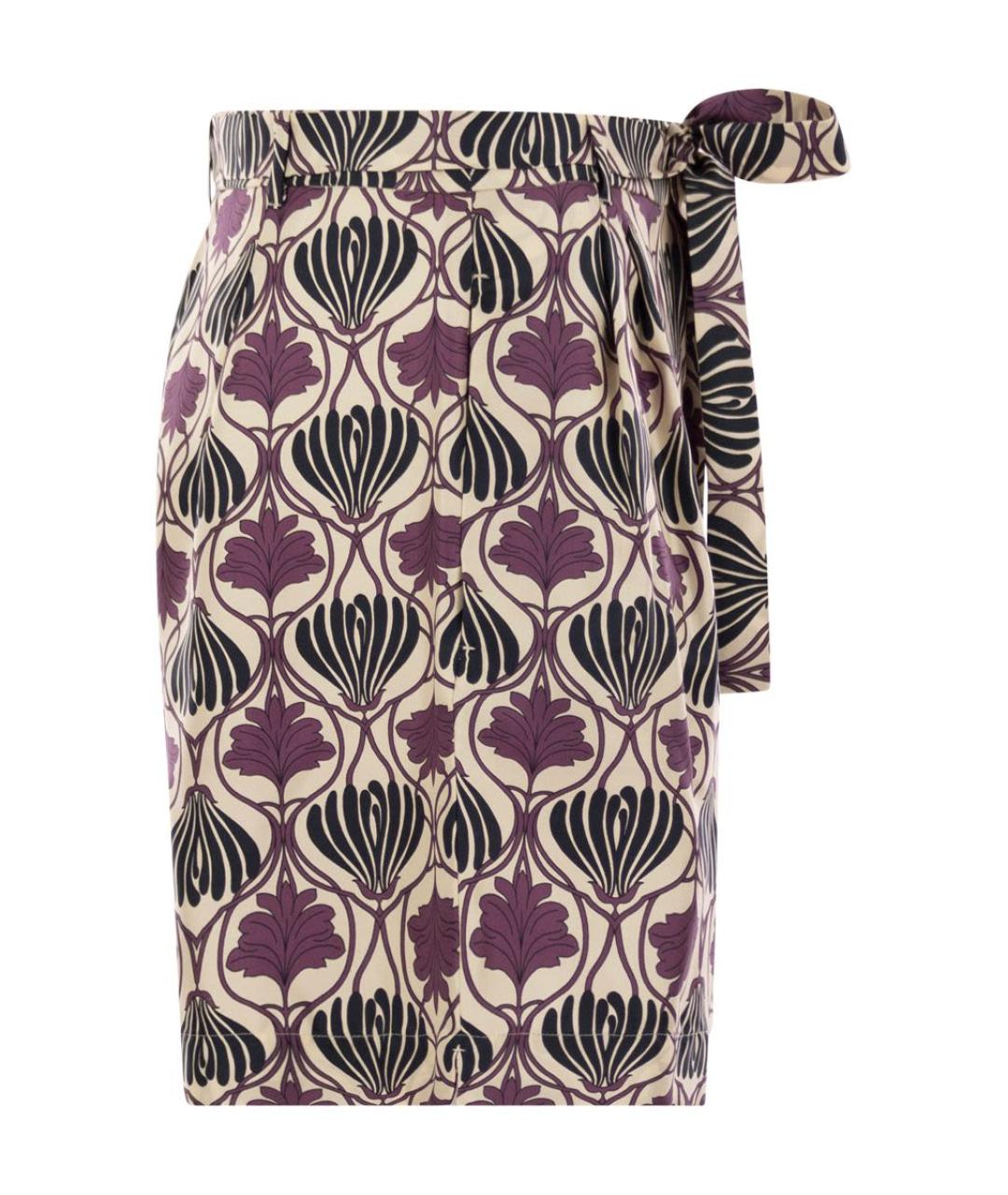 'S MAX MARA Мульти шелковые шорты, фото 3