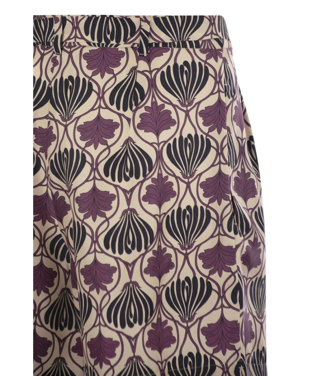 'S MAX MARA Мульти шелковые шорты, фото 4