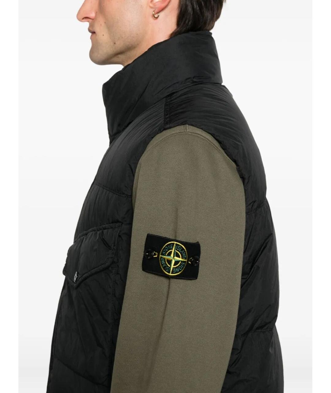 STONE ISLAND Зеленый джемпер / свитер, фото 4