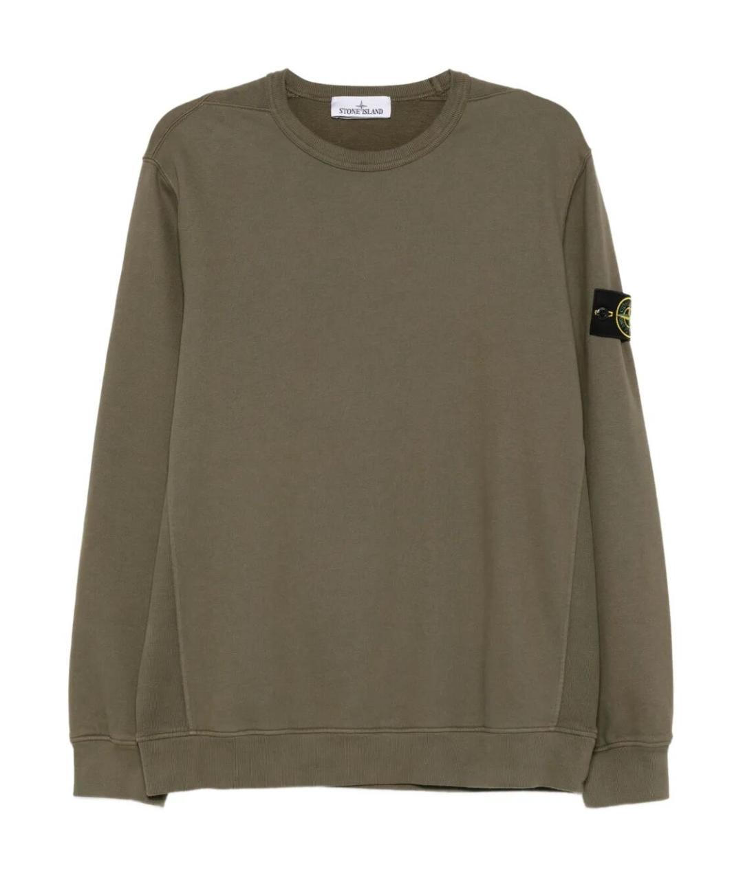 STONE ISLAND Зеленый джемпер / свитер, фото 1