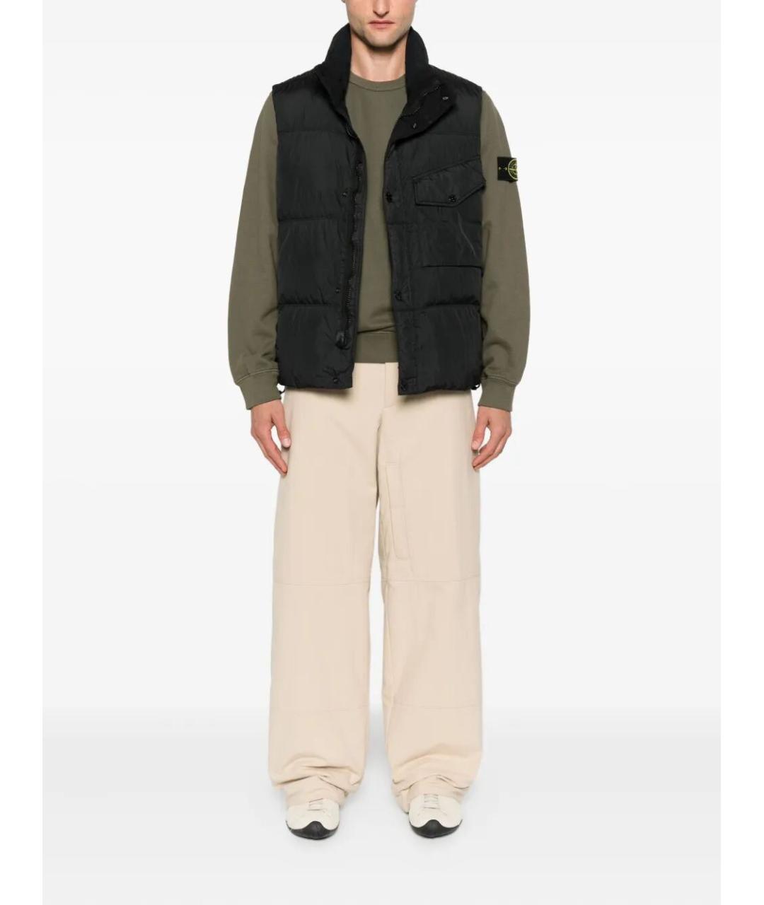 STONE ISLAND Зеленый джемпер / свитер, фото 5
