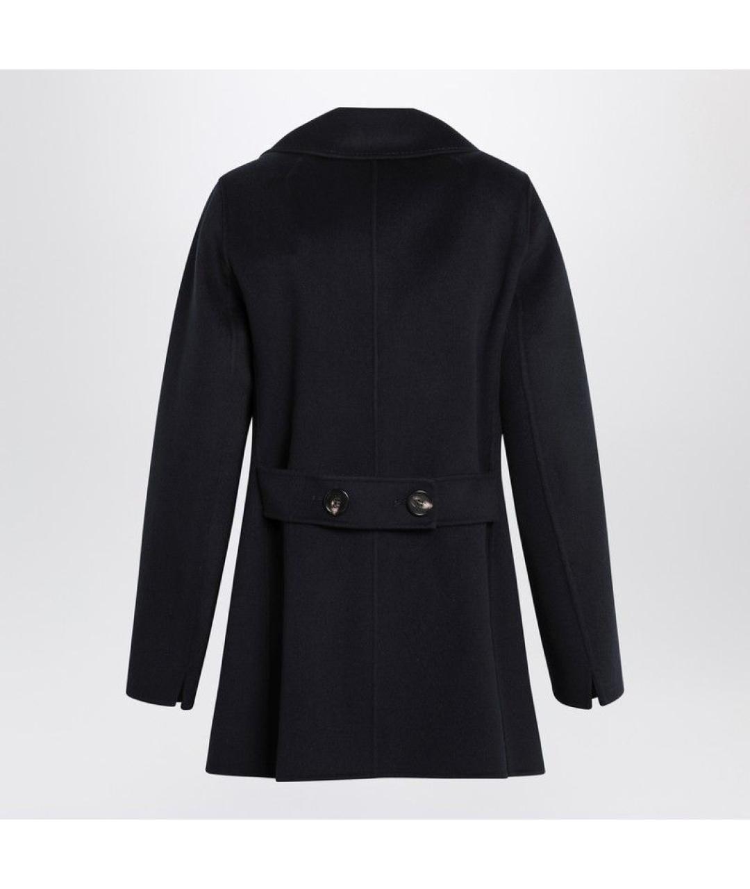 'S MAX MARA Темно-синее шерстяное пальто, фото 2