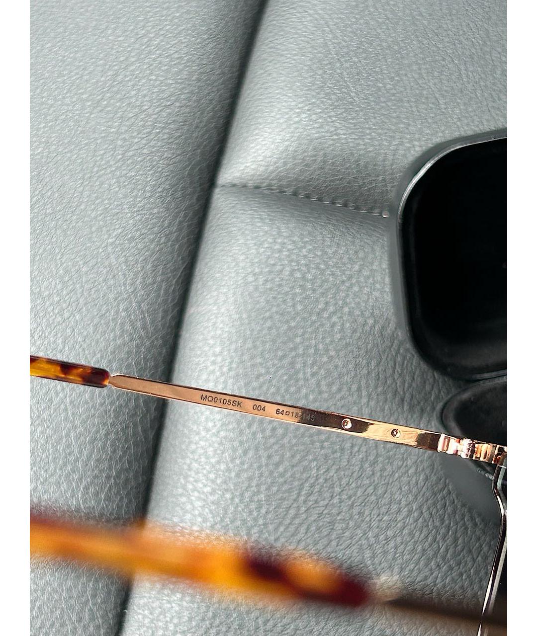 MCQ ALEXANDER MCQUEEN Мульти металлические солнцезащитные очки, фото 5