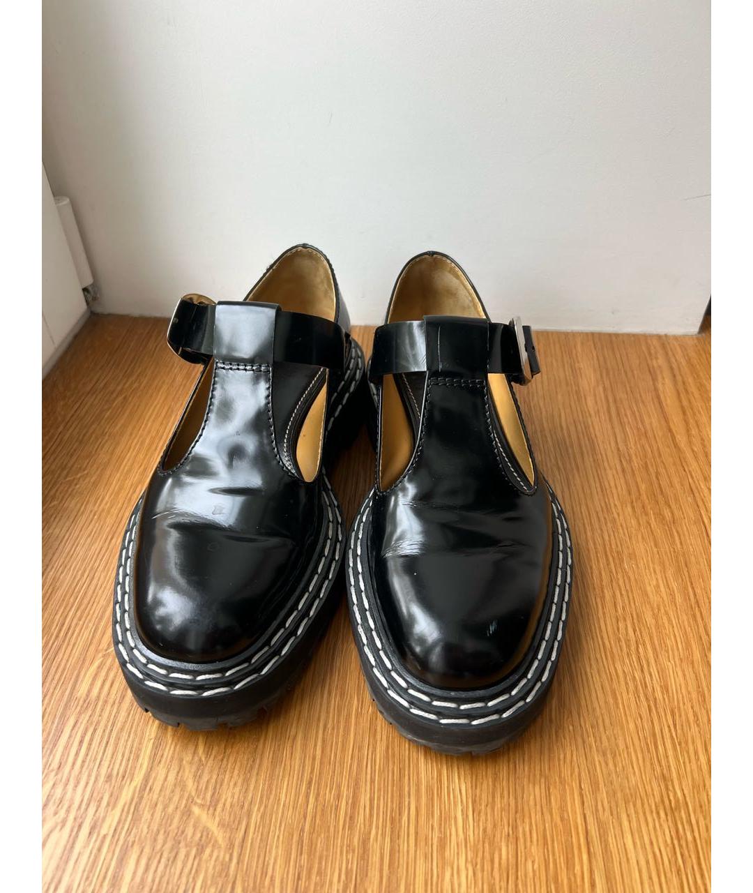 PROENZA SCHOULER Черные кожаные туфли, фото 3