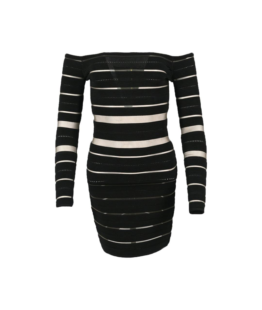 BALMAIN Черное вискозное повседневное платье, фото 6