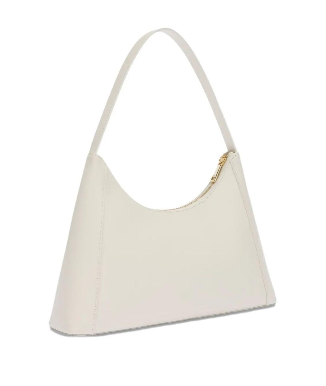FURLA Бежевая кожаная сумка через плечо, фото 5