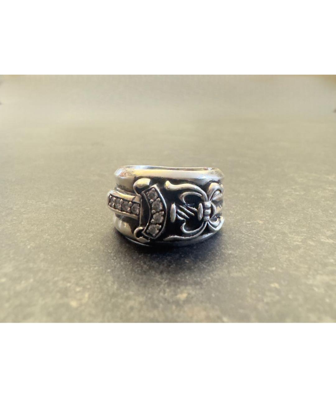 CHROME HEARTS Серебряное серебряное кольцо, фото 8