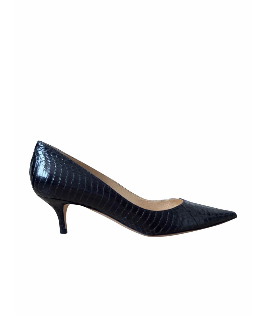 JIMMY CHOO Черные кожаные туфли, фото 7