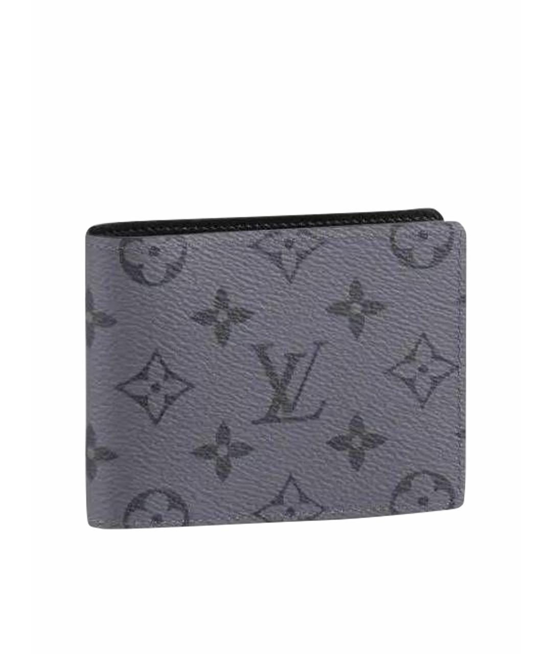 LOUIS VUITTON Антрацитовый кошелек, фото 4