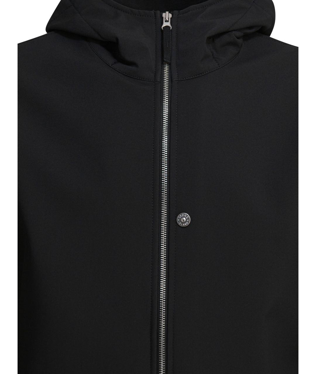 STONE ISLAND Черная полиэстеровая куртка, фото 3