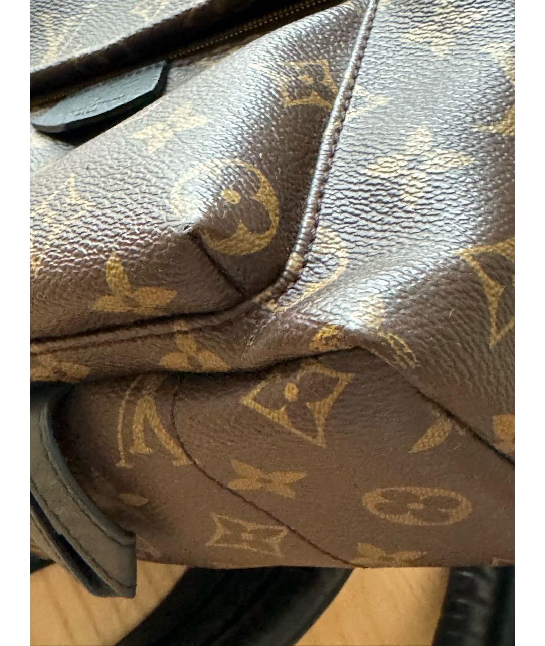 LOUIS VUITTON Коричневый рюкзак, фото 7