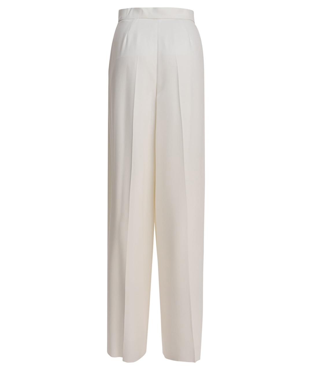MAX MARA Белые прямые брюки, фото 2