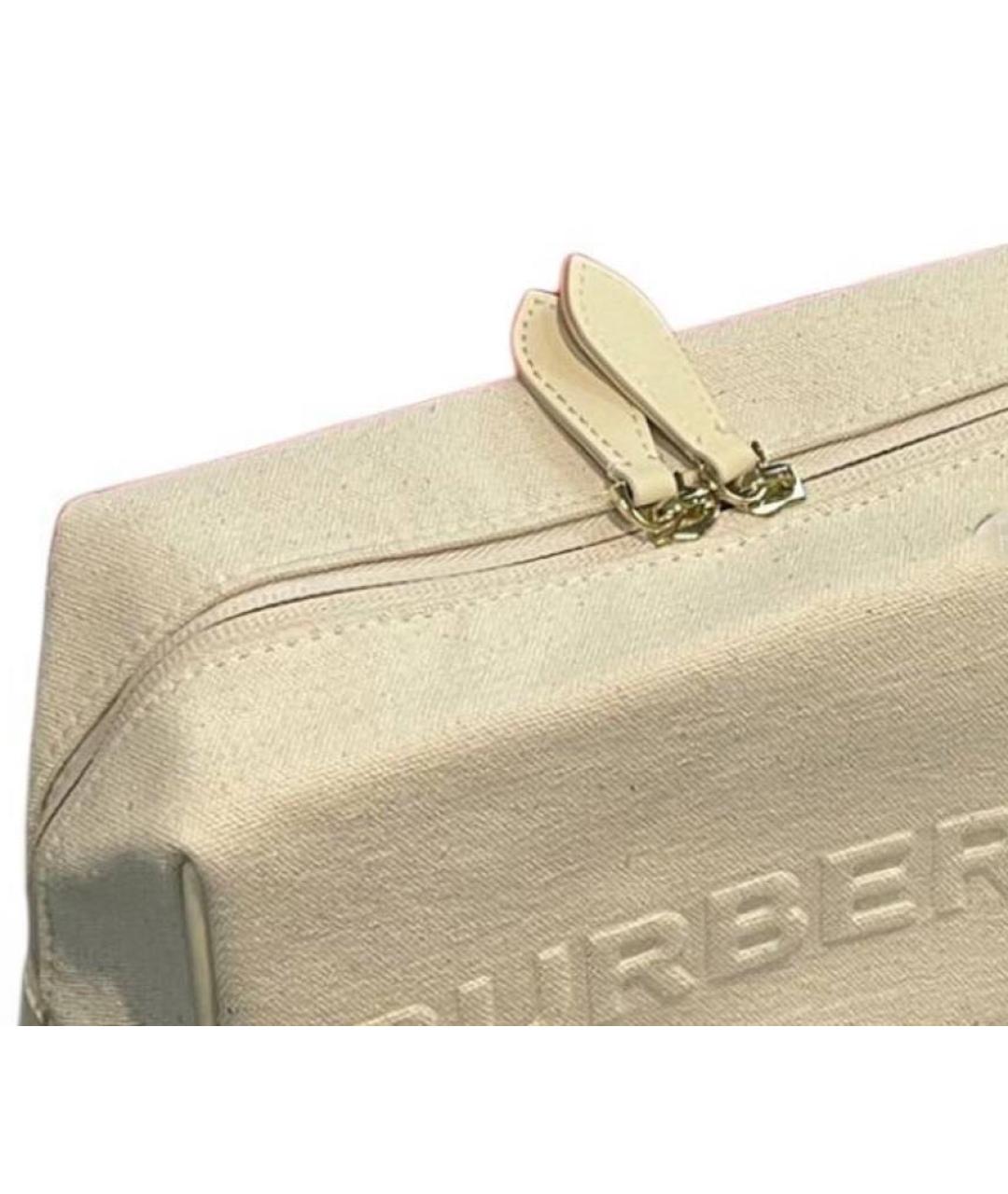 BURBERRY Бежевая косметичка, фото 3