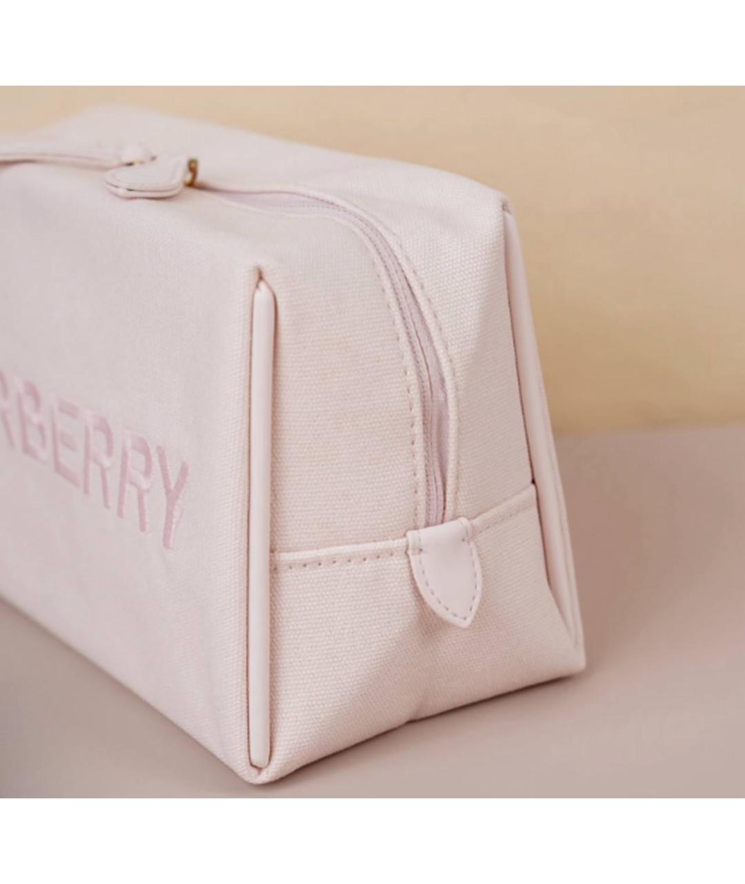 BURBERRY Розовая косметичка, фото 4