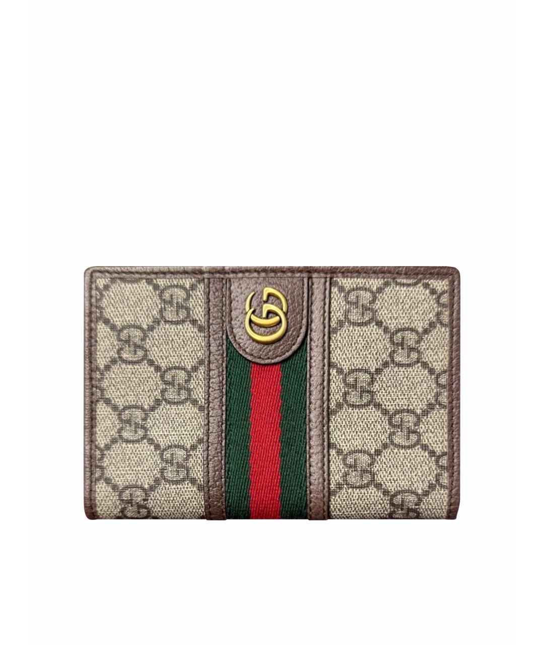 GUCCI Коричневый кошелек, фото 1