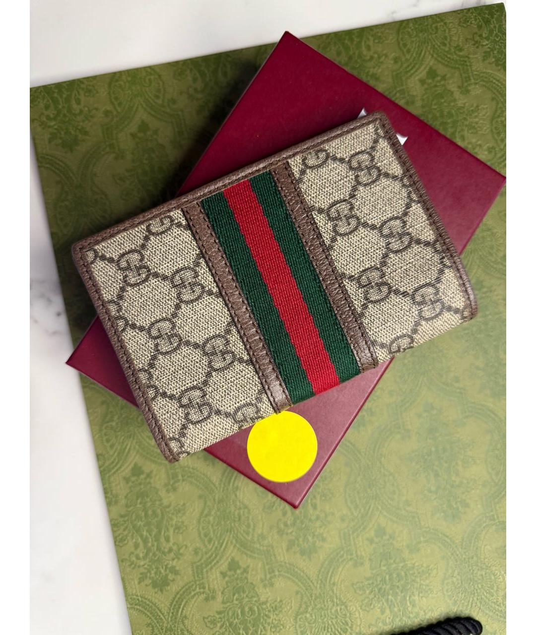 GUCCI Коричневый кошелек, фото 2