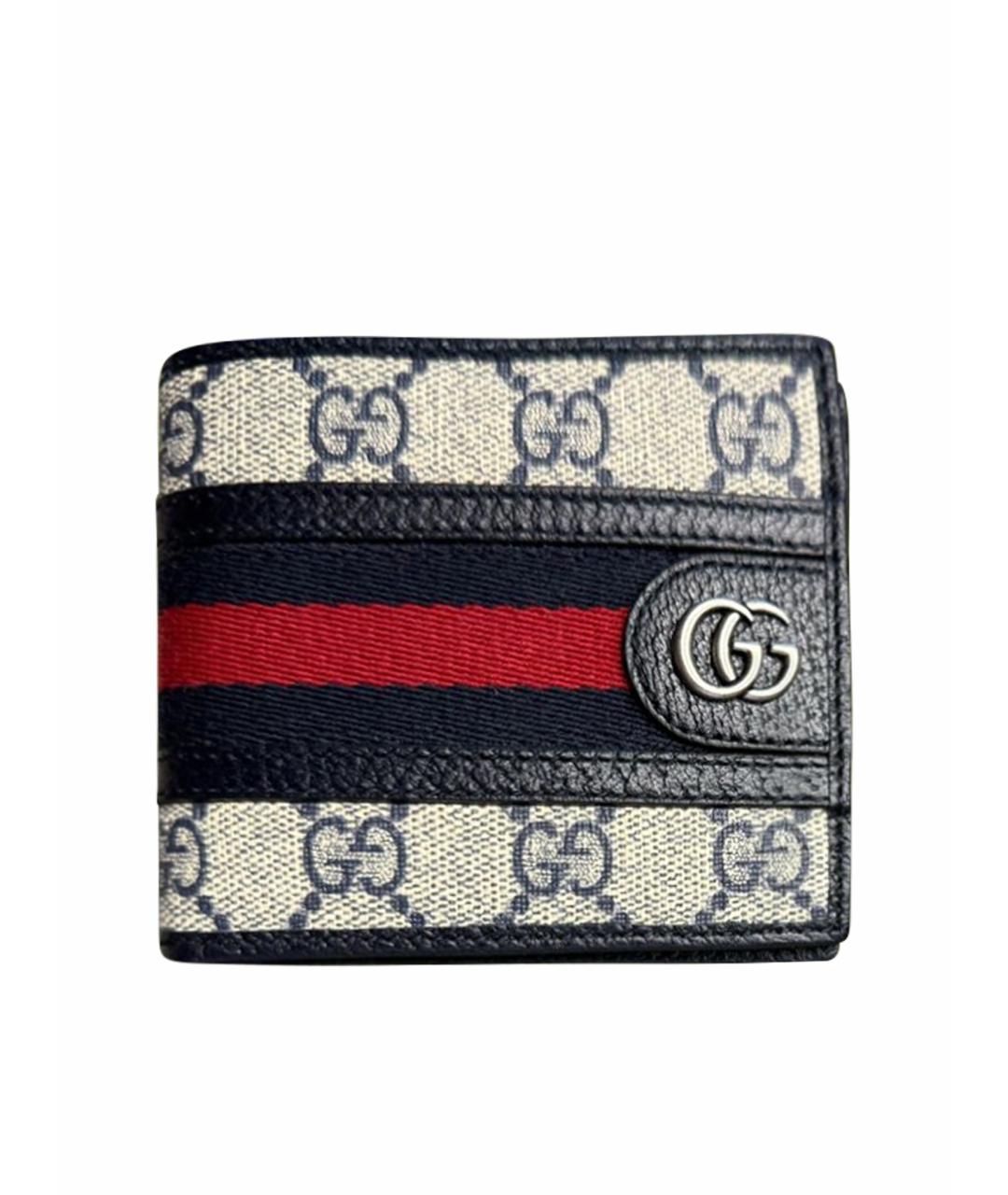 GUCCI Темно-синий кошелек, фото 1