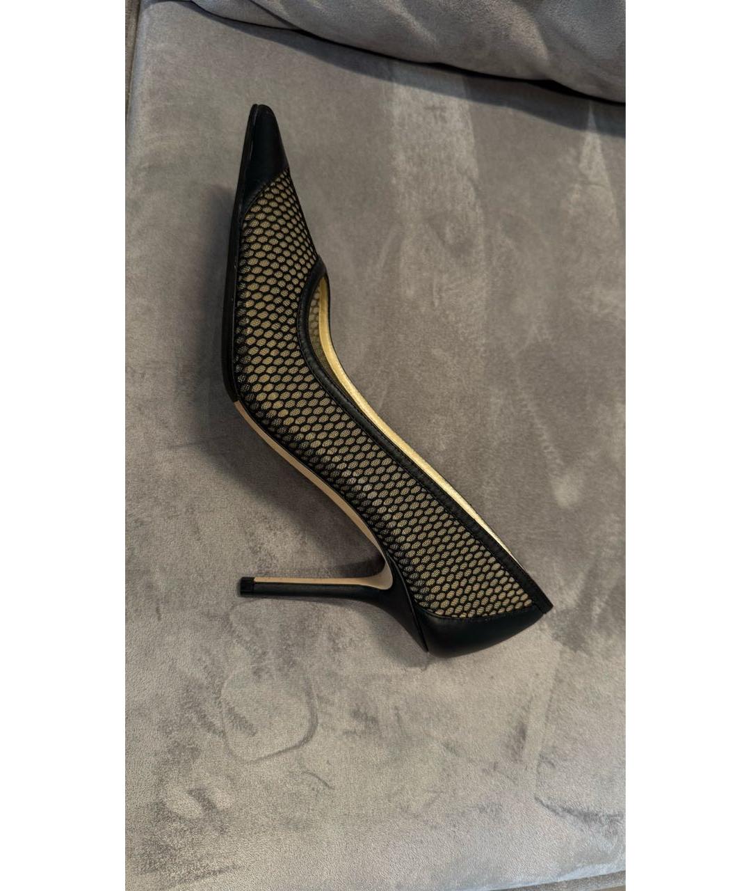 JIMMY CHOO Черные кожаные туфли, фото 7