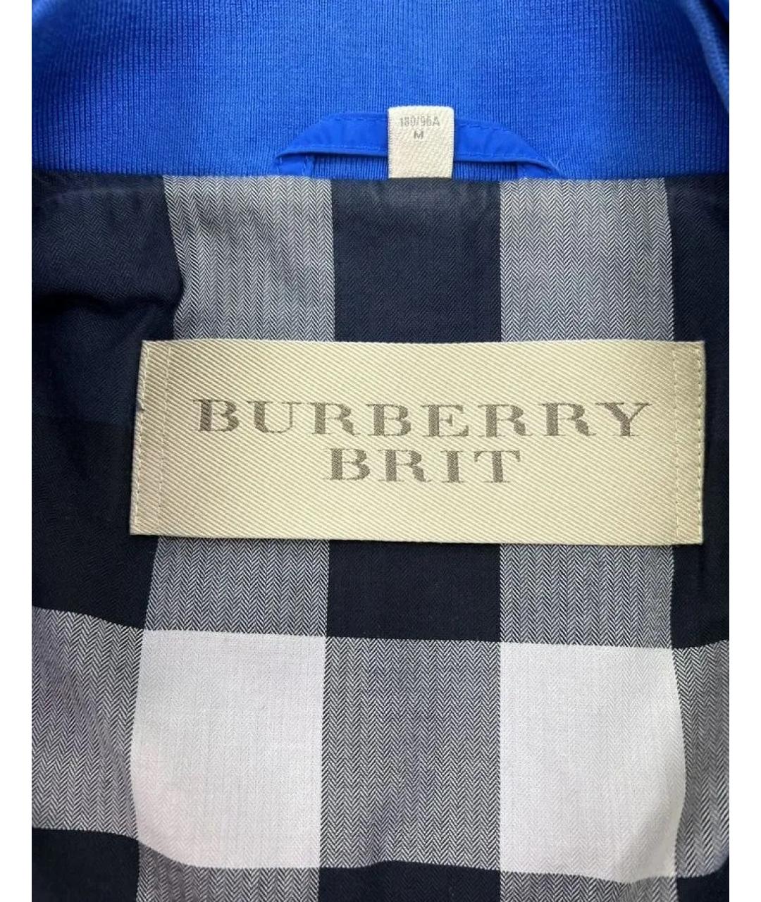 BURBERRY Синяя куртка, фото 3
