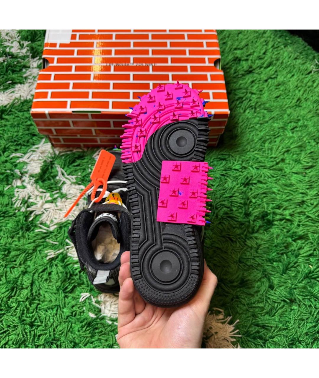 NIKE X OFF-WHITE Черные кроссовки, фото 5