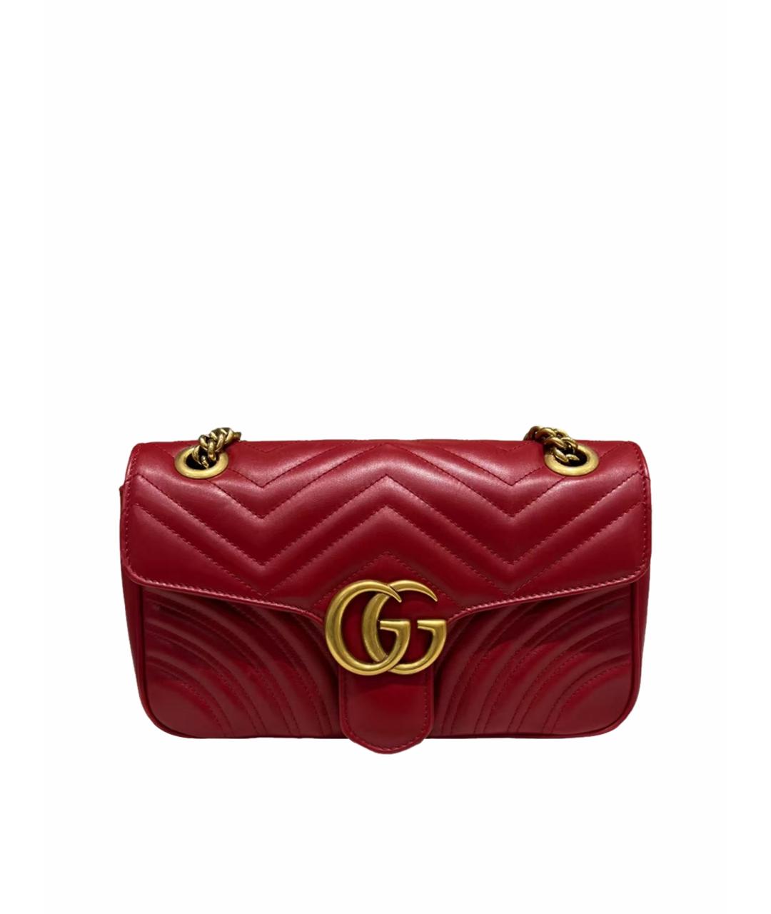 GUCCI Красная сумка через плечо, фото 1